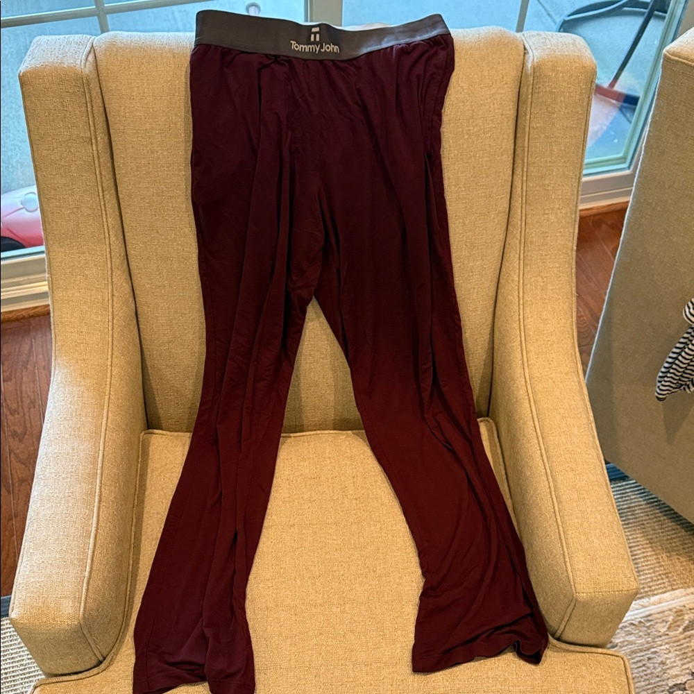 Tommy John Second Skin Maroon Pajama Bottoms